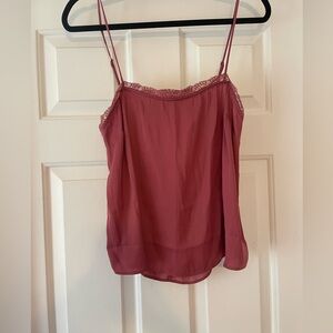 Free People Lace Satin Cami